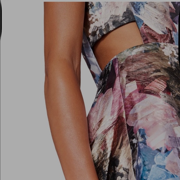 Ted Baker Louwisa Mirrored Minerals Dress (Size S) - Picture 3 of 5